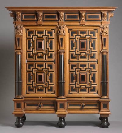 Armoire (Kast), fabriquée en Hollande, c.1625-1650 - Dutch School