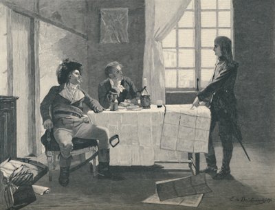 Bonaparte, Turreau et Volney à Nice en 1793, 1896 - E.G.H. Del