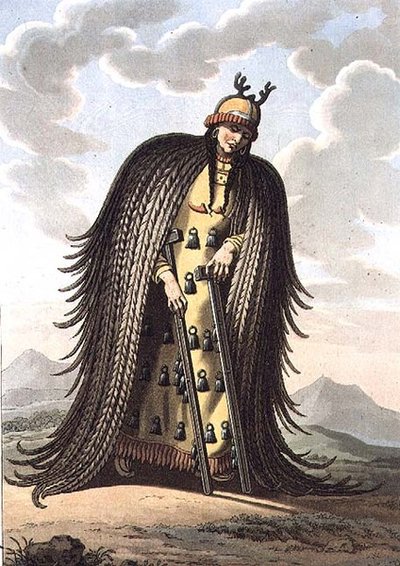 Une sorcière de Tungusy, gravé par Gros - E. (after) Karnejeff