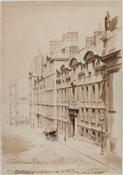 La vieille Sorbonne, Paris - E. A. Cabanié