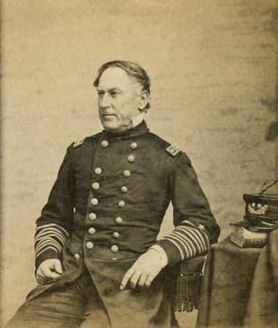 Vice-amiral David Farragut (1801-70) c.1865 - E. Anthony