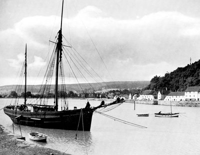 Minehead depuis le mur du port, Somerset, 1924-1926 - E. Bastard