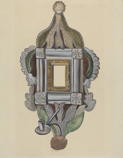 Applique avec Miroir, 1935-1942 - E. Boyd