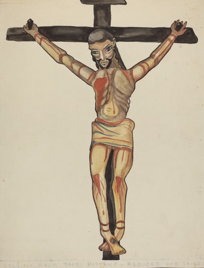 Crucifix, des environs de Taos - E. Boyd