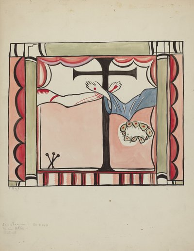 Détail du retable principal à l