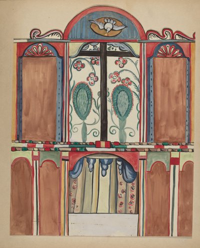 Retable principal dans l