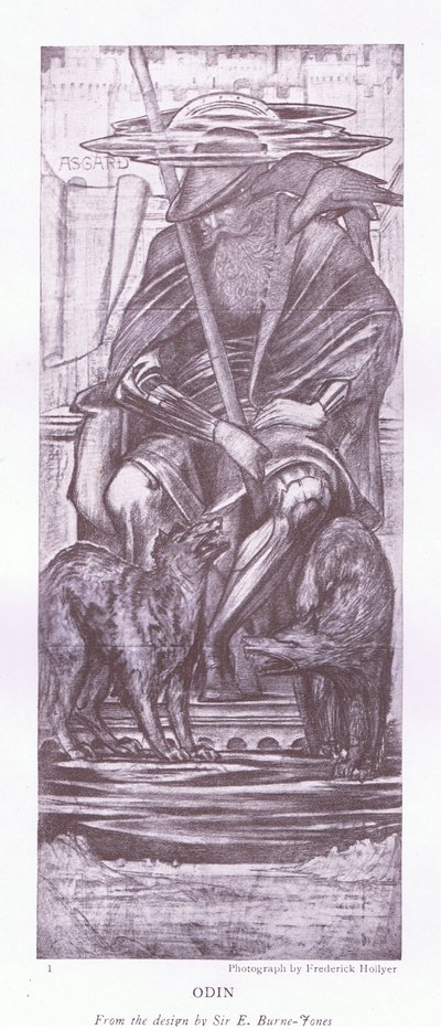 Odin - un design de E Burne Jones - E. Burne Jones