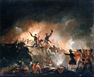Réplique des Britanniques à Fort Érié, 15 août 1814, 1840 - E. C. Watmough
