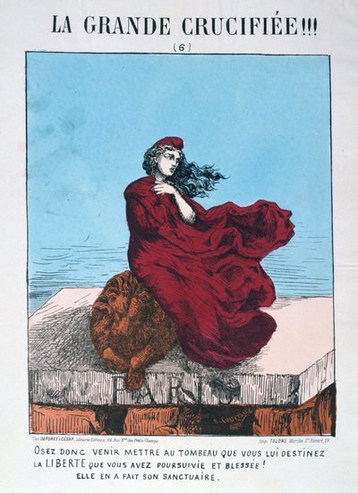 Allégorie de la France républicaine, 1871 - E. Courtaux