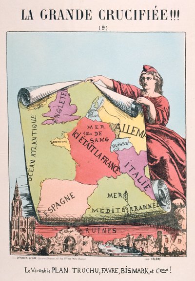 Allégorie de la France républicaine - E. Courtaux