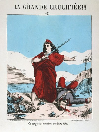 Allégorie de la France républicaine, 1871 - E. Courtaux