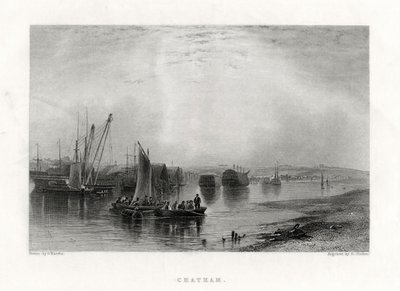Chatham, Kent, 1860 - E. Finden