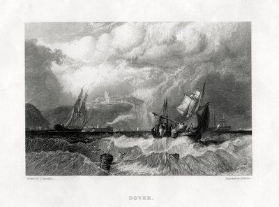Douvres, Kent, 1860 - E. Finden