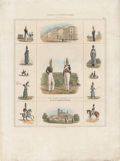 Le régiment de la garde Pavlovsky, 1840 - E. Gilbertson