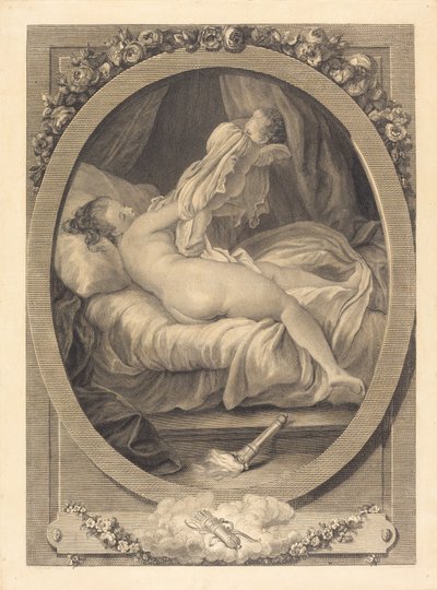 La chemise enlevée - E. Guersant after Jean Honoré Fragonard