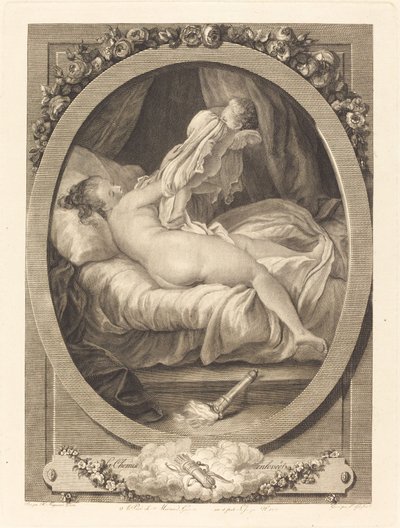 La chemise enlevée - E. Guersant after Jean Honoré Fragonard