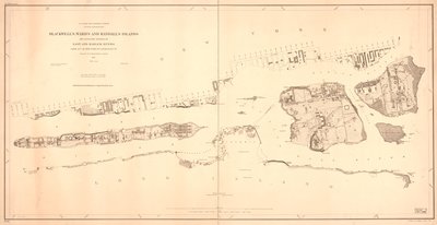 Îles de Blackwell, Ward et Randall et rives adjacentes des rivières East et Harlem de la 51e rue de New York à Lawrence