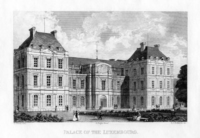 Palais du Luxembourg, Paris, c. 1830 - E. I. Roberts