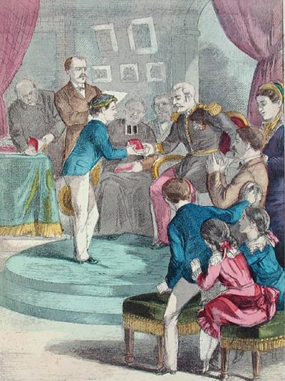 La cérémonie de remise des prix, illustration de 