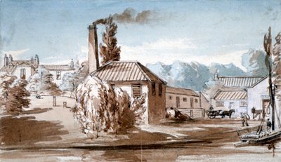 Vue des usines d