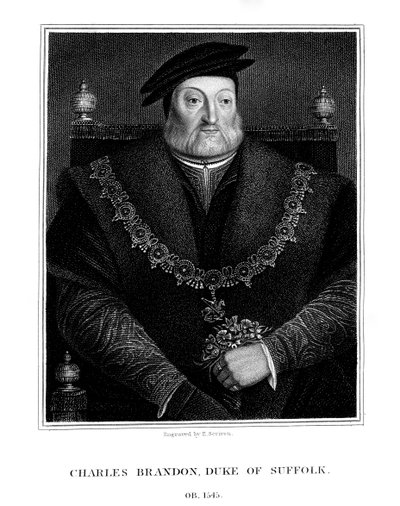 Charles Brandon, 1er duc de Suffolk, 1824 - E. Scriven