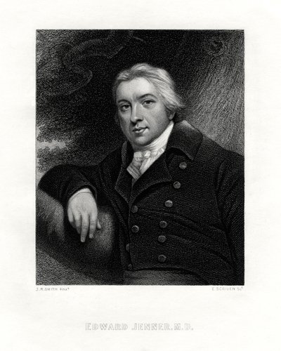 Edward Jenner, médecin de campagne anglais, 19ème siècle - E. Scriven