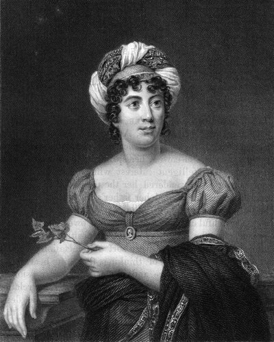 Germaine de Stael, écrivaine, romancière et propagandiste politique française - E. Scriven