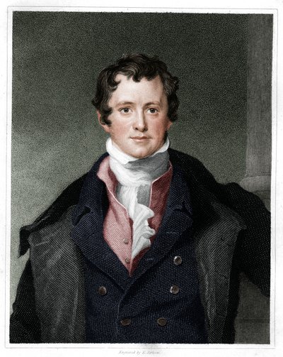 Humphry Davy, chimiste anglais, 1833 - E. Scriven