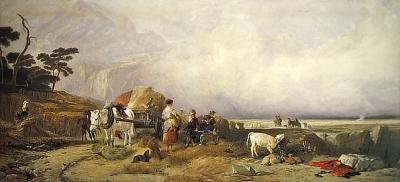 Moisson dans les Highlands - E. and Callcott A. W. Landseer