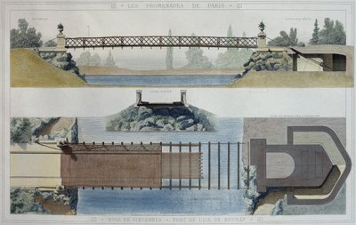 Bois de Vincennes et le pont de l