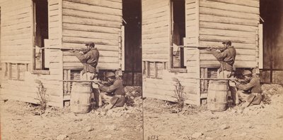 Piquets colorés en service près de Dutch Gap, 1864 - E. and H.T. Anthony