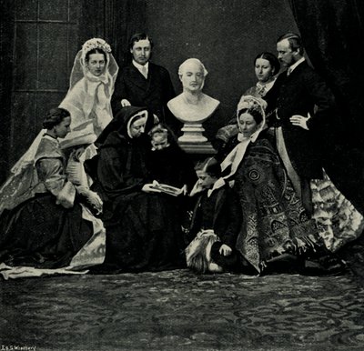 Un groupe de famille royale, 10 mars 1863, vers 1897 - E. and S. Woodbury