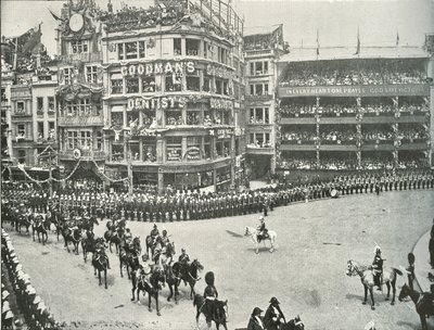 Lord Roberts supervisant les arrangements dans le cimetière de St. Paul, 1897 - E. and S. Woodbury