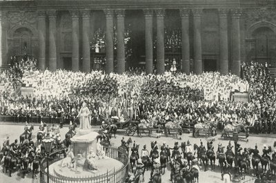 La cérémonie à Saint-Paul, Londres, 1897 - E. and S. Woodbury