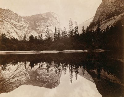 Lac Miroir, Vallée du Yosemite, 1872 - Eadweard Muybridge