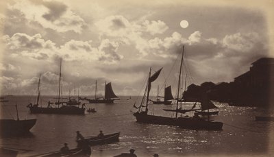 Effet de clair de lune - Baie de Panama, 1877 - Eadweard Muybridge