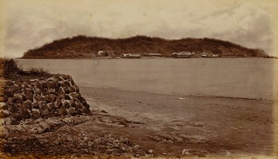 Île de Naos, depuis Perico, baie de Panama - Eadweard Muybridge
