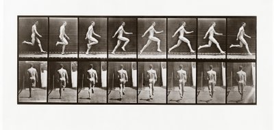 Homme courant, Planche 65 de Animal Locomotion, 1887 - Eadweard Muybridge