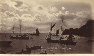 Effet de clair de lune - Baie de Panama - Eadweard Muybridge