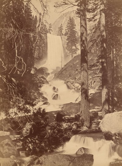 Pi-wy-ack (Cataracte de diamants), chutes Vernal, vallée de Yosemite, Californie, 1867 (photo) - Eadweard Muybridge
