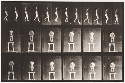 Planche 118. Descendre une pente - Eadweard Muybridge