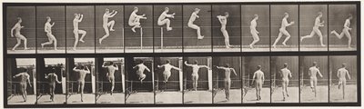 Saut; Course droite, saut en hauteur - Eadweard Muybridge