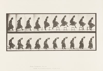 Planche 156. Sauter; Course de saut en hauteur - Eadweard Muybridge