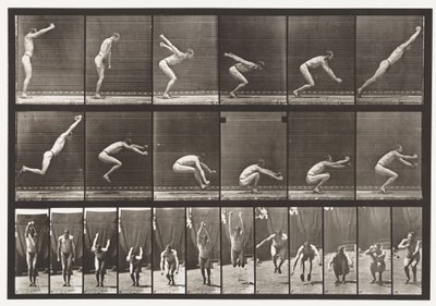 Planche 163. Sauter; Saut en longueur debout - Eadweard Muybridge