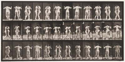 Planche 196. Danser la valse, deux modèles - Eadweard Muybridge