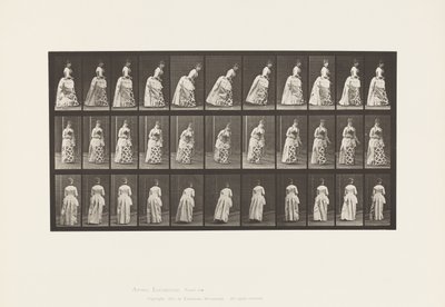 Planche 198. Faire la révérence - Eadweard Muybridge