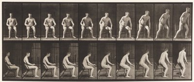 Planche 249. Se lever de la chaise - Eadweard Muybridge