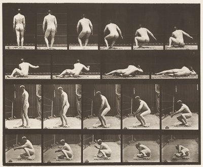 Allongé sur le Sol, 1885 - Eadweard Muybridge