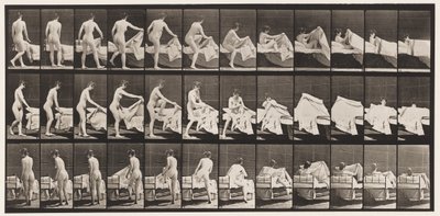 Planche 263. Se coucher dans un lit - Eadweard Muybridge
