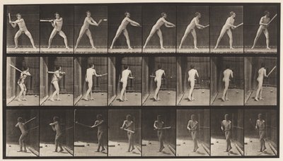 Planche 277. Base-ball; Batting - Eadweard Muybridge